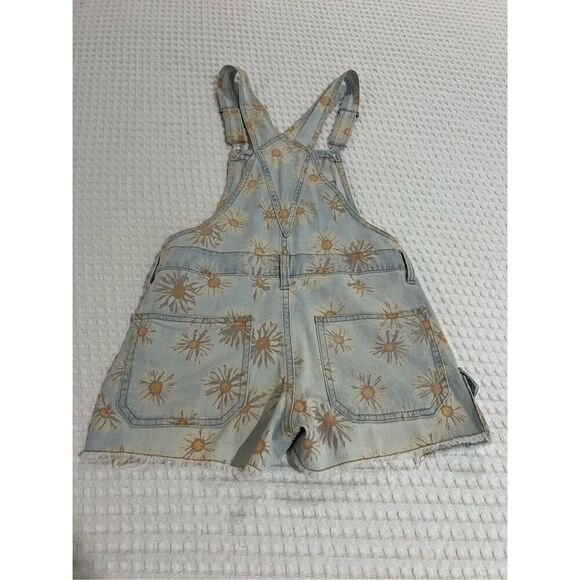 No Boundaries daisy flower floral Jean overalls size XS 1 - Picture 8 of 8
